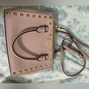 MK Pink Studded Handbag